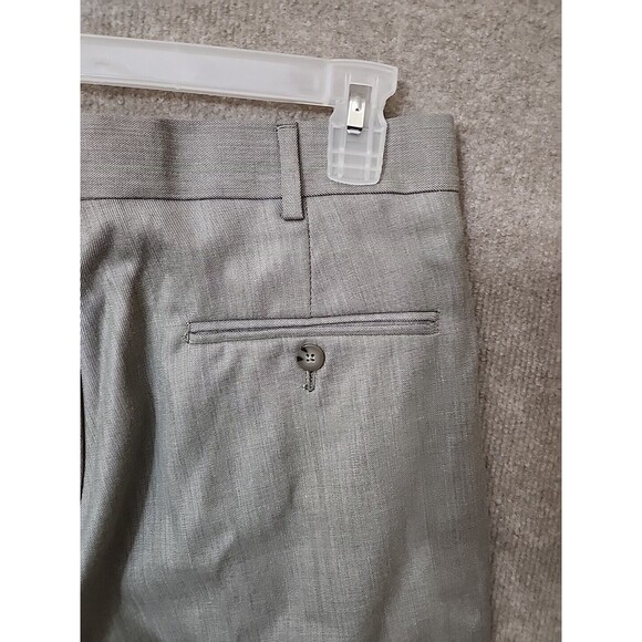 Axist Straight Leg Dress Pants Mens 33x30 Gray Patterned Performance Stretch NEW - Picture 6 of 10